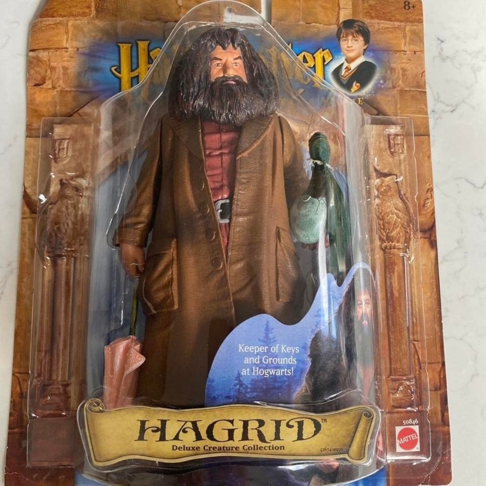 Harry Potter 2001‎ Mattel Hagrid Deluxe Creature Collection Figure NIB